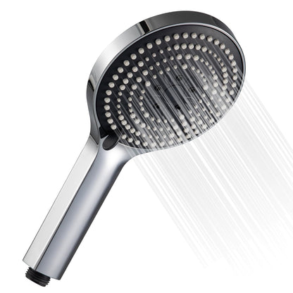 OFFO Shower Head,6 Modes Handheld Shower Head Large Powerful Boosting Handheld Showerhead for Low Water Pressure ShowerHead,Chrome