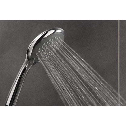 Triton Showers Showerhead, Bathroom Accessory, Water, 5 Spray Patterns, High Pressure, 8000 Series, Chrome Finish, Head Set, Shower Accessories